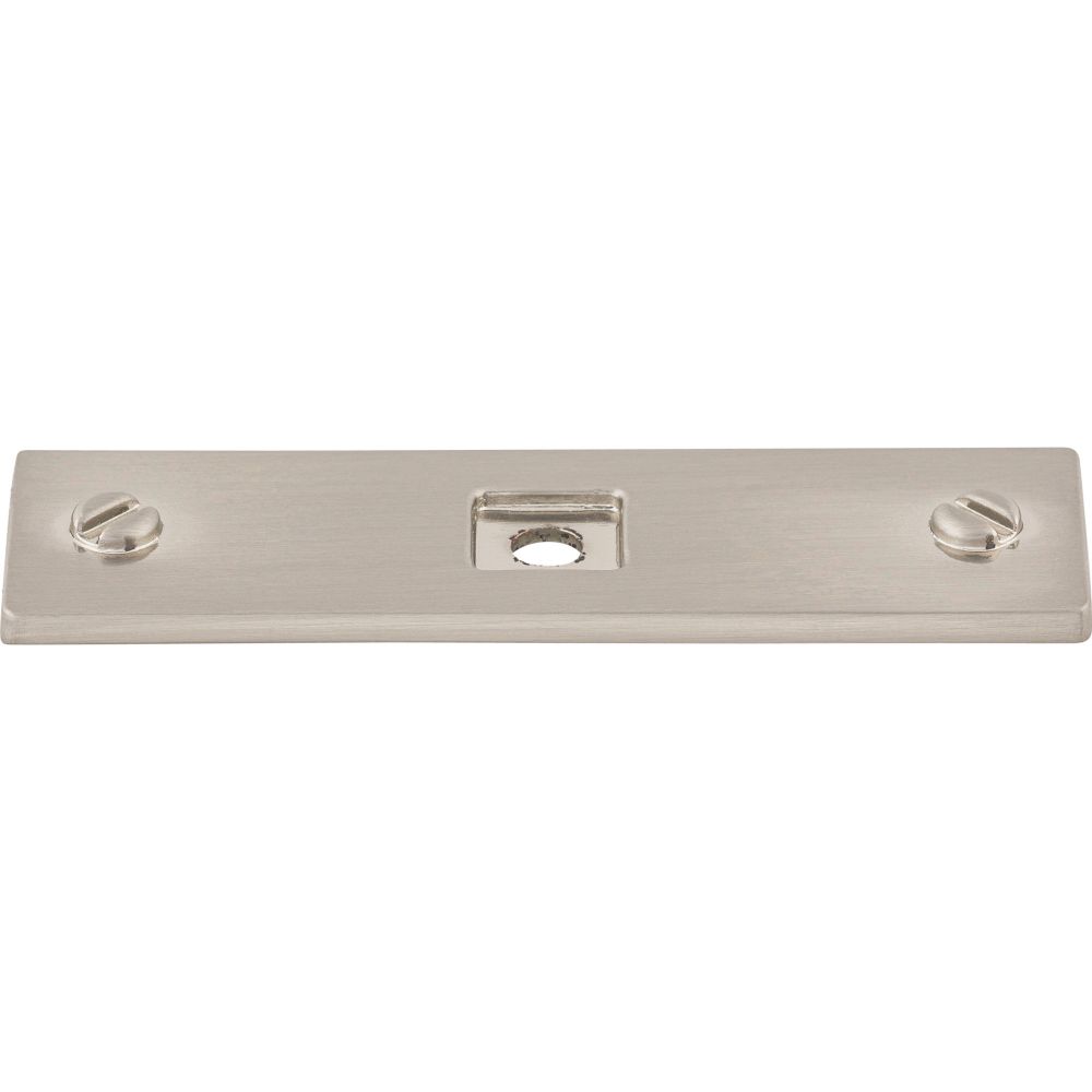 Top Knobs TK741BSN Channing Backplate 3" - Brushed Satin Nickel
