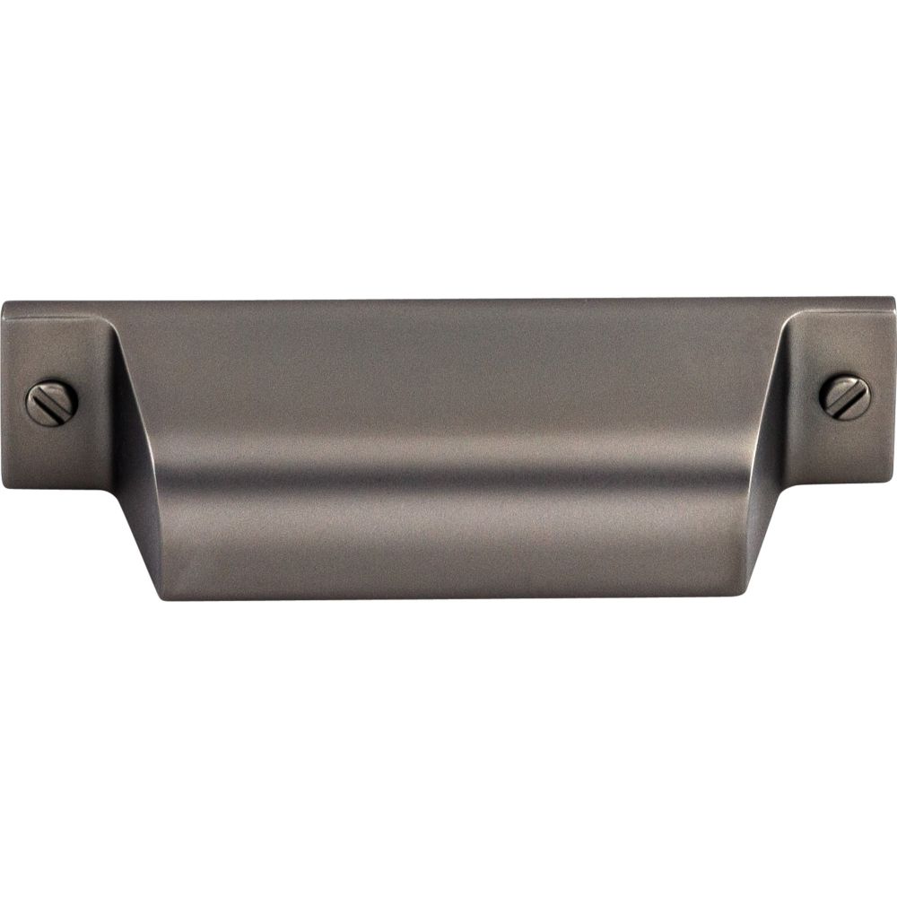 Top Knobs TK772AG Channing Cup Pull 2 3/4 Inch (c-c) - Ash Gray