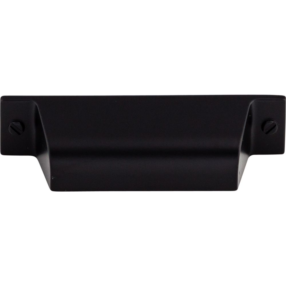 Top Knobs TK772BLK Channing Cup Pull 2 3/4" (c-c) - Flat Black