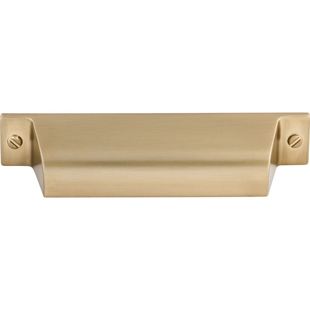 Top Knobs TK773HB Channing Cup Pull 3 3/4 Inch (c-c) - Honey Bronze