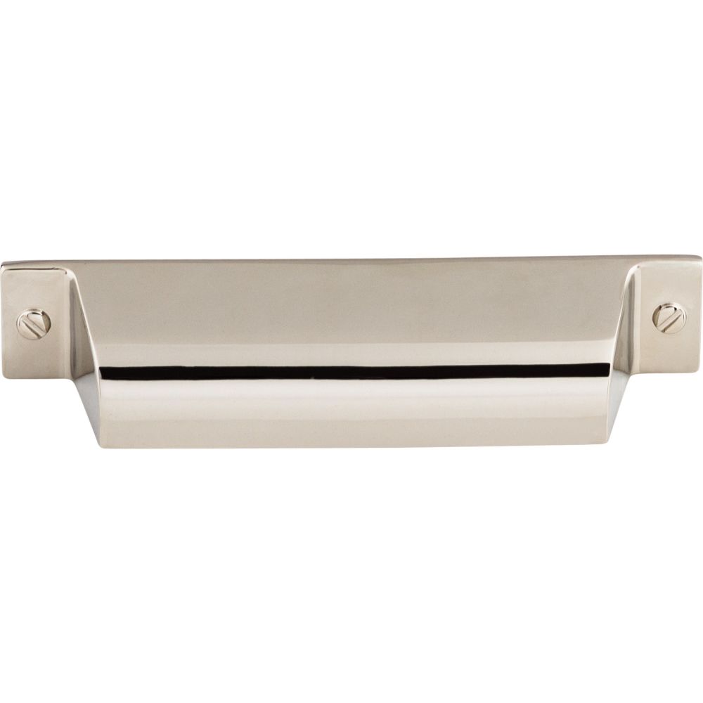 Top Knobs TK773PN Channing Cup Pull 3 3/4" (c-c) - Polished Nickel