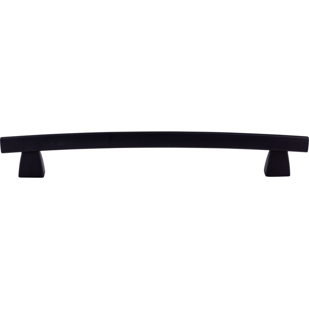 Top Knobs TK7BLK Arched Appliance Pull 12" (c-c) - Flat Black