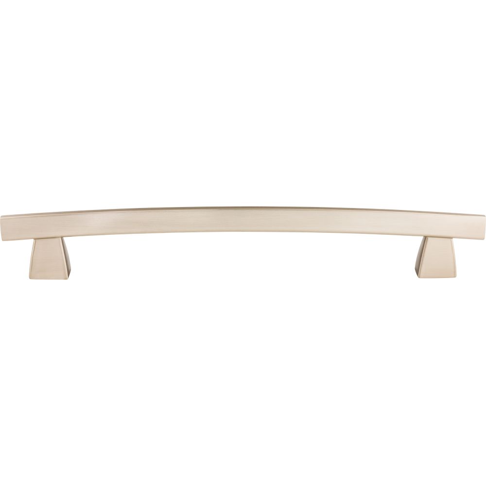 Top Knobs TK7BSN Arched Appliance Pull 12" (c-c) - Brushed Satin Nickel