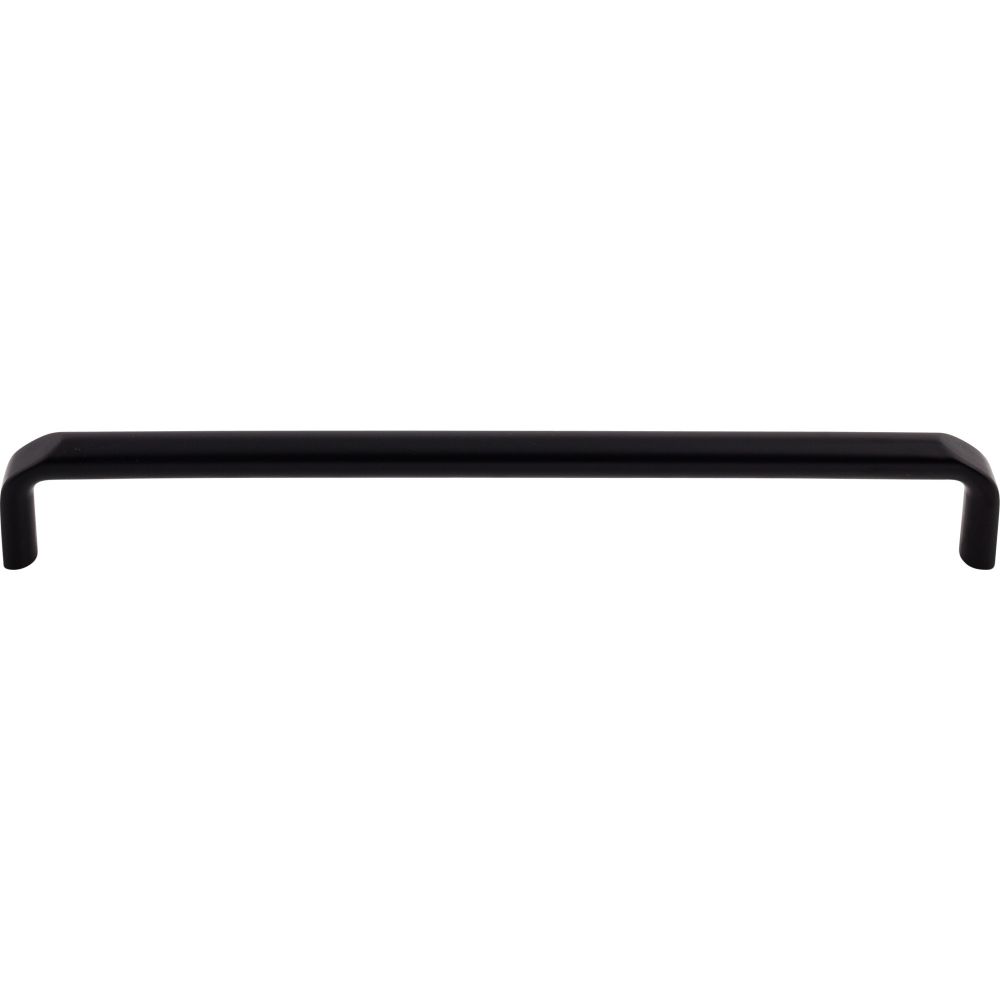 Top Knobs TK876BLK Exeter Pull 8 13/16 Inch (c-c) - Flat Black