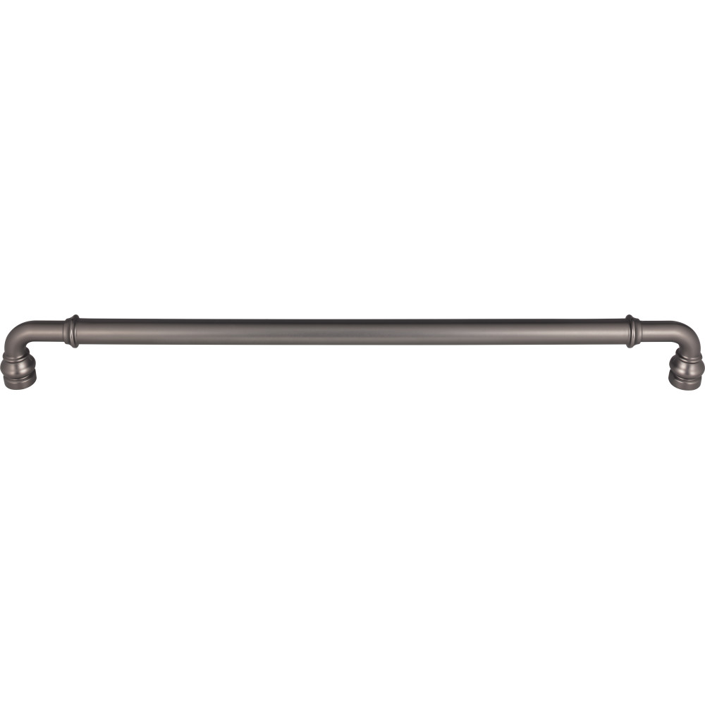 Top Knobs TK891AG Brixton Appliance Pull 18 Inch - Ash Gray