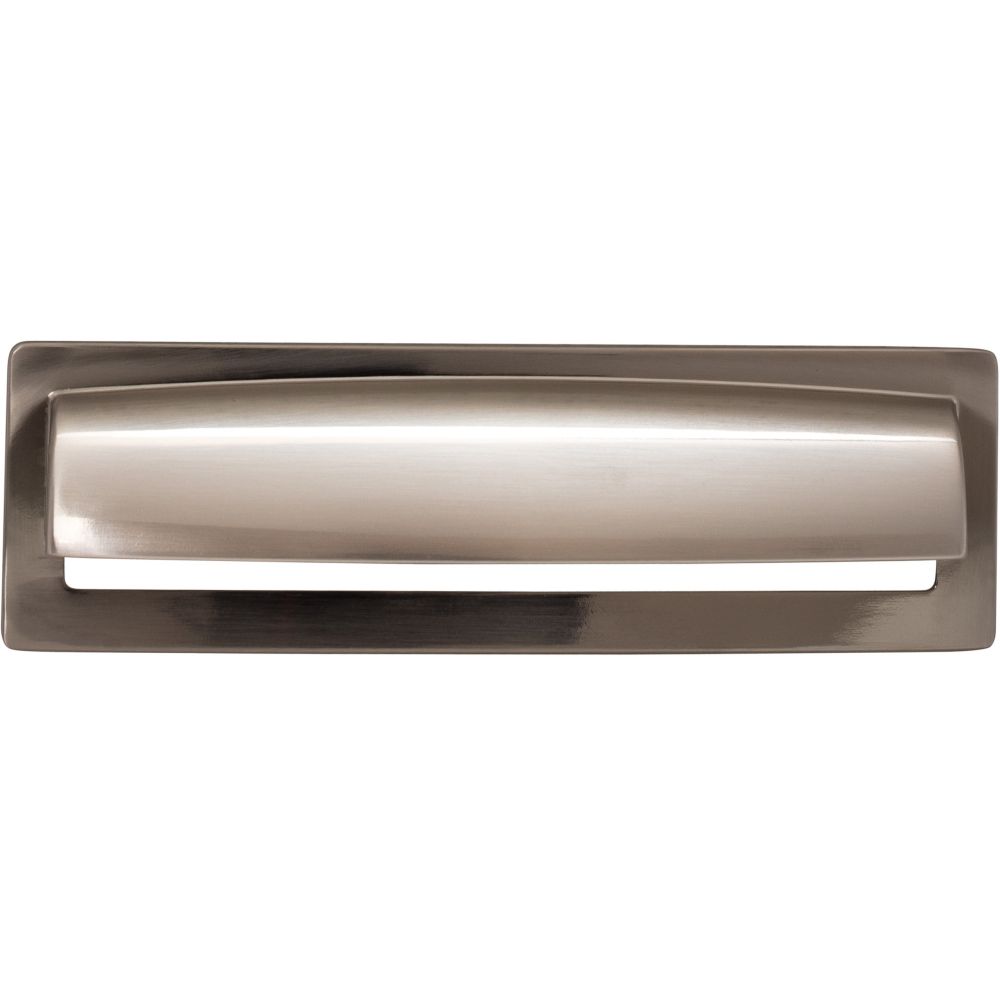 Top Knobs TK938BSN Hollin Cup Pull 5 1/16 Inch - Brushed Satin Nickel