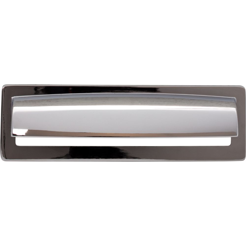 Top Knobs TK938PC Hollin Cup Pull 5 1/16 Inch - Polished Chrome