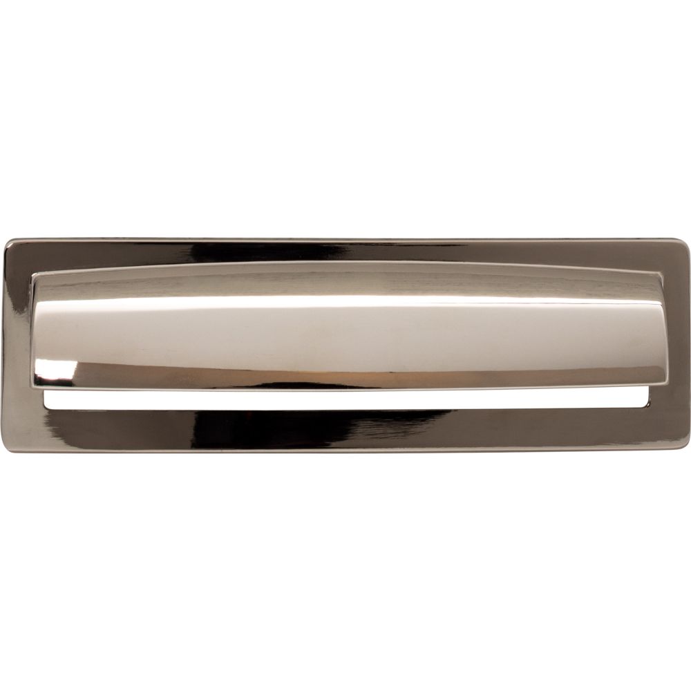 Top Knobs TK938PN Hollin Cup Pull 5 1/16 Inch - Polished Nickel