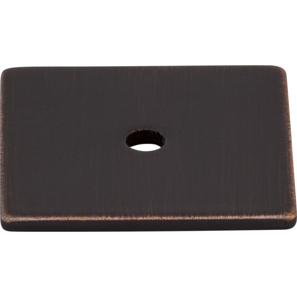Top Knobs TK95TB Square Backplate 1 1/4" - Tuscan Bronze