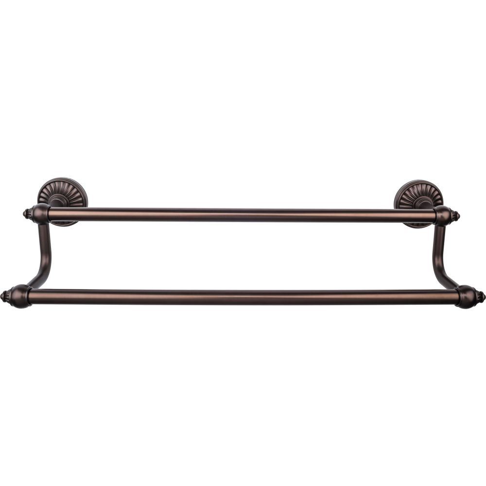 Top Knobs TUSC11ORB Tuscany Bath 30" Double Towel Bar - Oil Rubbed Bronze