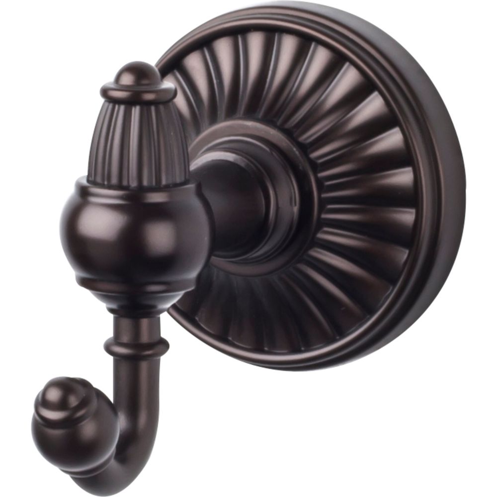 Top Knobs TUSC2ORB Tuscany Bath Double Hook - Oil Rubbed Bronze