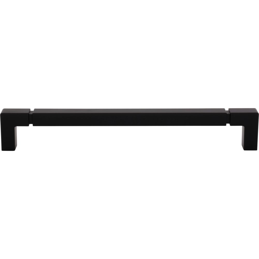 Top Knobs TK3227BLK Langston 12" Center to Center Appliance pull in Flat Black