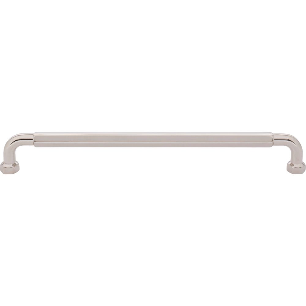 Top Knobs TK3205PN Dustin 8 13/16" Center to Center Bar pull in Polished Nickel