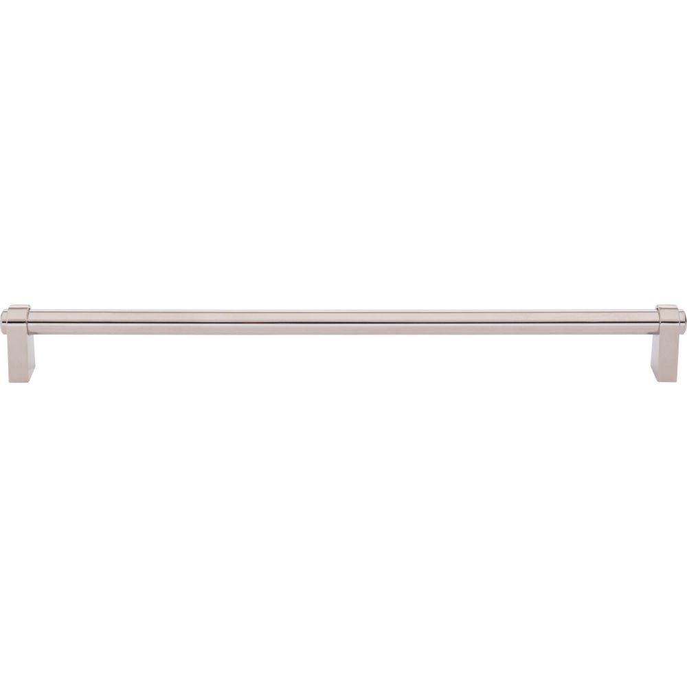 Top Knobs TK3215PN Lawrence 12" Center to Center Bar pull in Polished Nickel