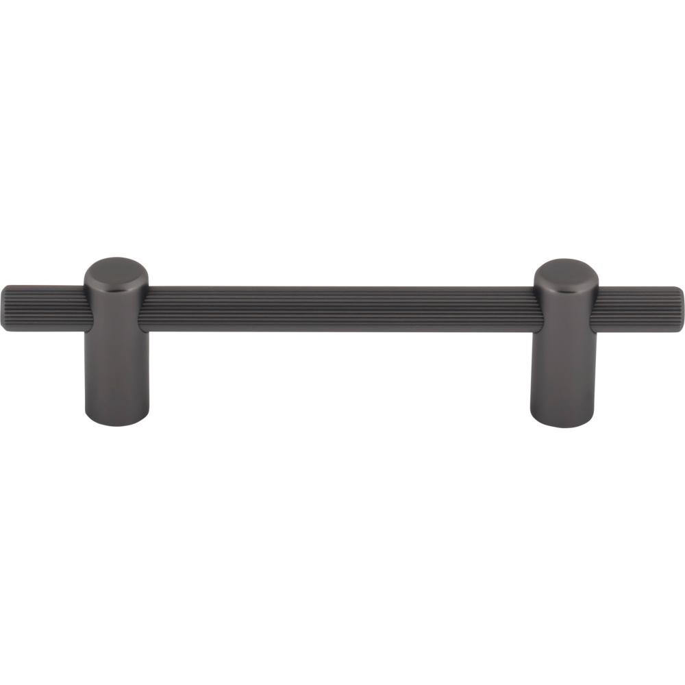 Top Knobs TK3252AG Dempsey 3 3/4" Center to Center Bar pull - Ash Gray