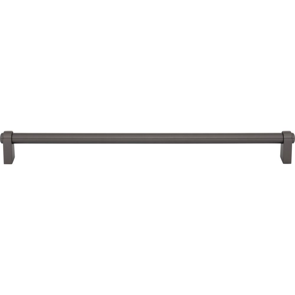 Top Knobs TK3215AG Lawrence 12" Center to Center Bar pull in Ash Gray