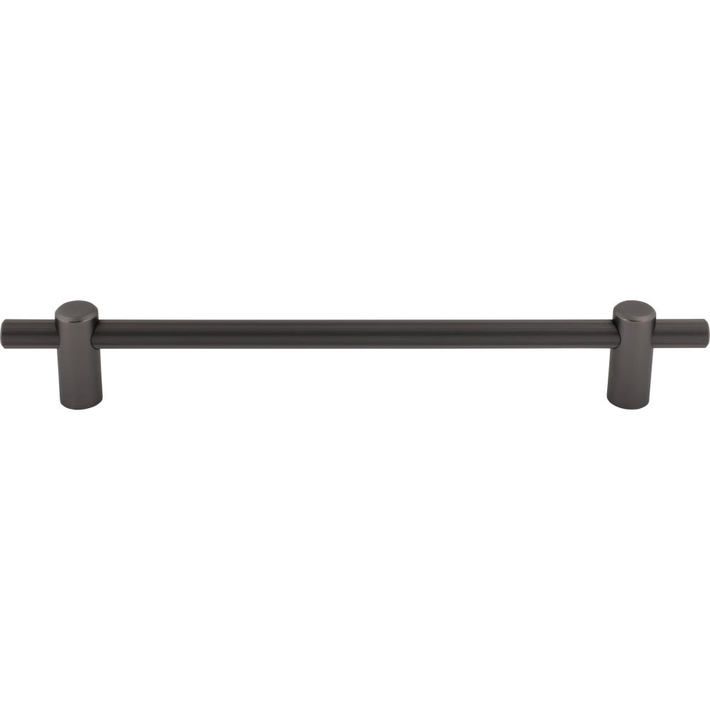 Top Knobs TK3258AG Dempsey 12" Center to Center Bar pull - Ash Gray