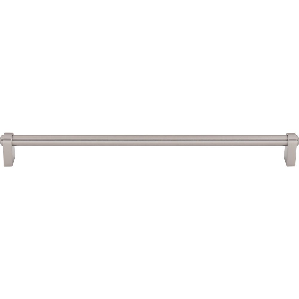Top Knobs TK3215BSN Lawrence 12" Center to Center Bar pull in Brushed Satin Nickel