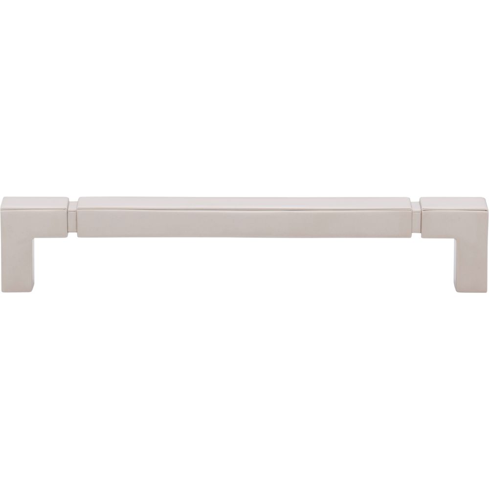 Top Knobs TK3223PN Langston 6 5/16" Center to Center Bar pull in Polished Nickel