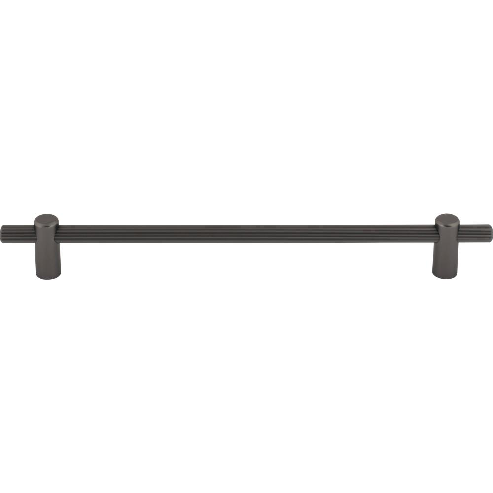 Top Knobs TK3256AG Dempsey 8 13/16" Center to Center Bar pull - Ash Gray