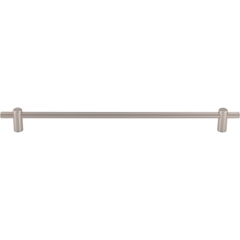 Top Knobs TK3257BSN Dempsey 12" Center to Center Bar pull - Brushed Satin Nickel