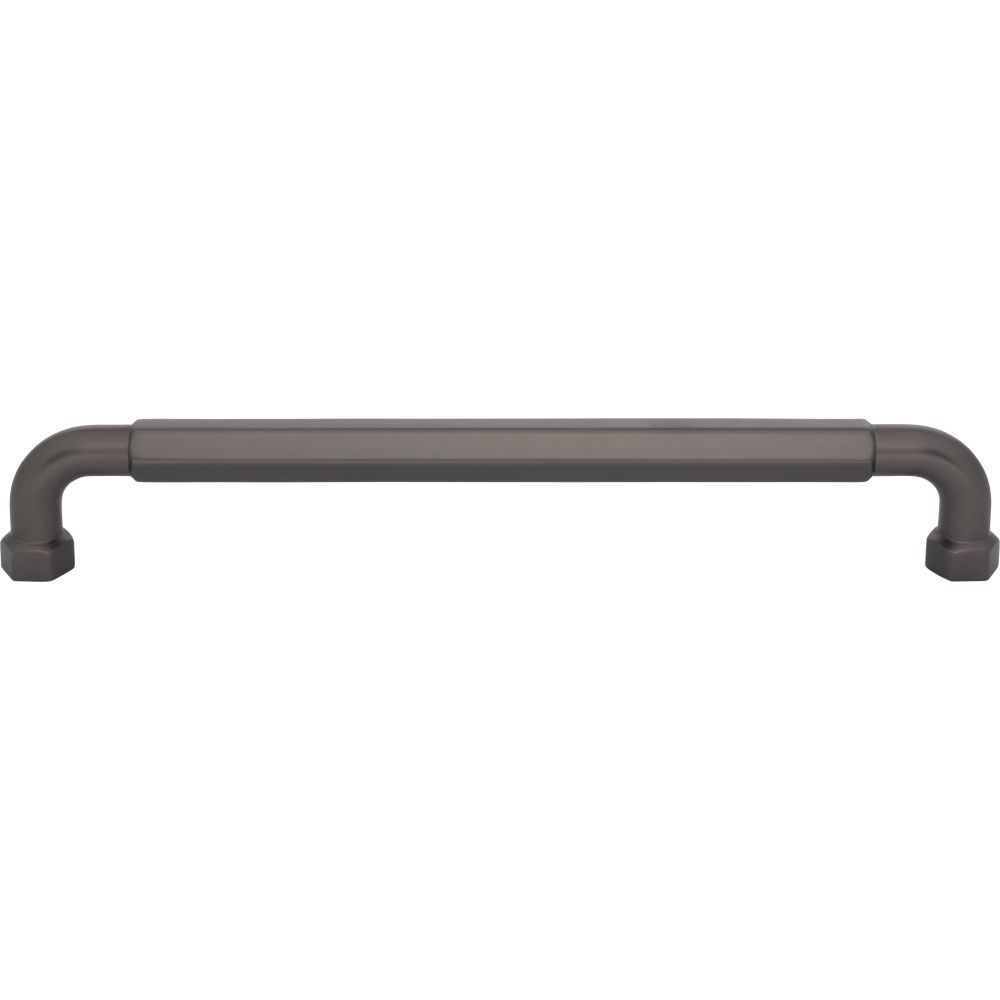 Top Knobs TK3207AG Dustin 12" Center to Center Appliance pull in Ash Gray