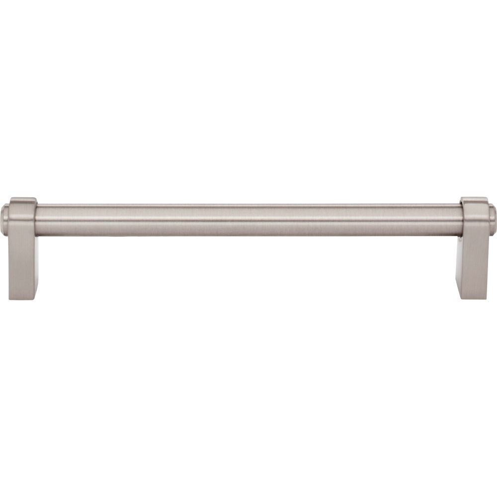 Top Knobs TK3212BSN Lawrence 6 5/16" Center to Center Bar pull in Brushed Satin Nickel