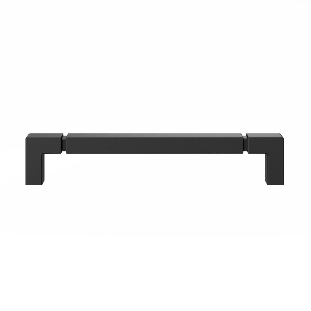Top Knobs TK3212BLK Lawrence 6 5/16" Center to Center Bar pull in Flat Black