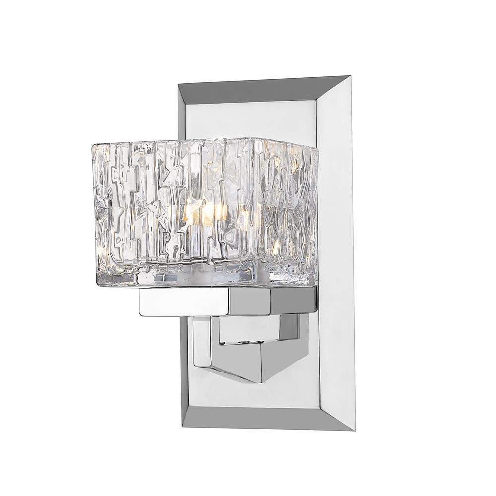 Z-Lite 1927-1S-CH-LED Rubicon 1 Light Wall Sconce in Chrome
