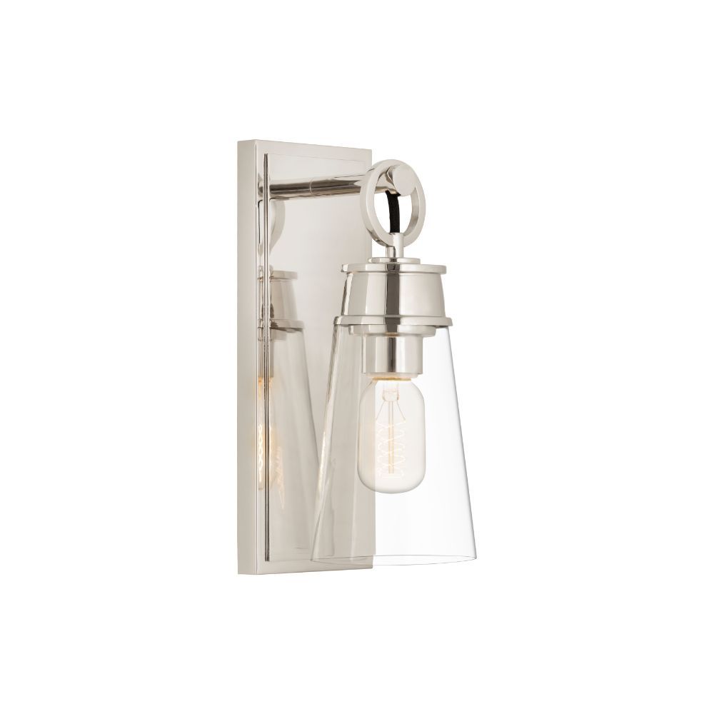 Z-lite 2300-1SS-PN 1 Light Wall Sconce in Polished Nickel