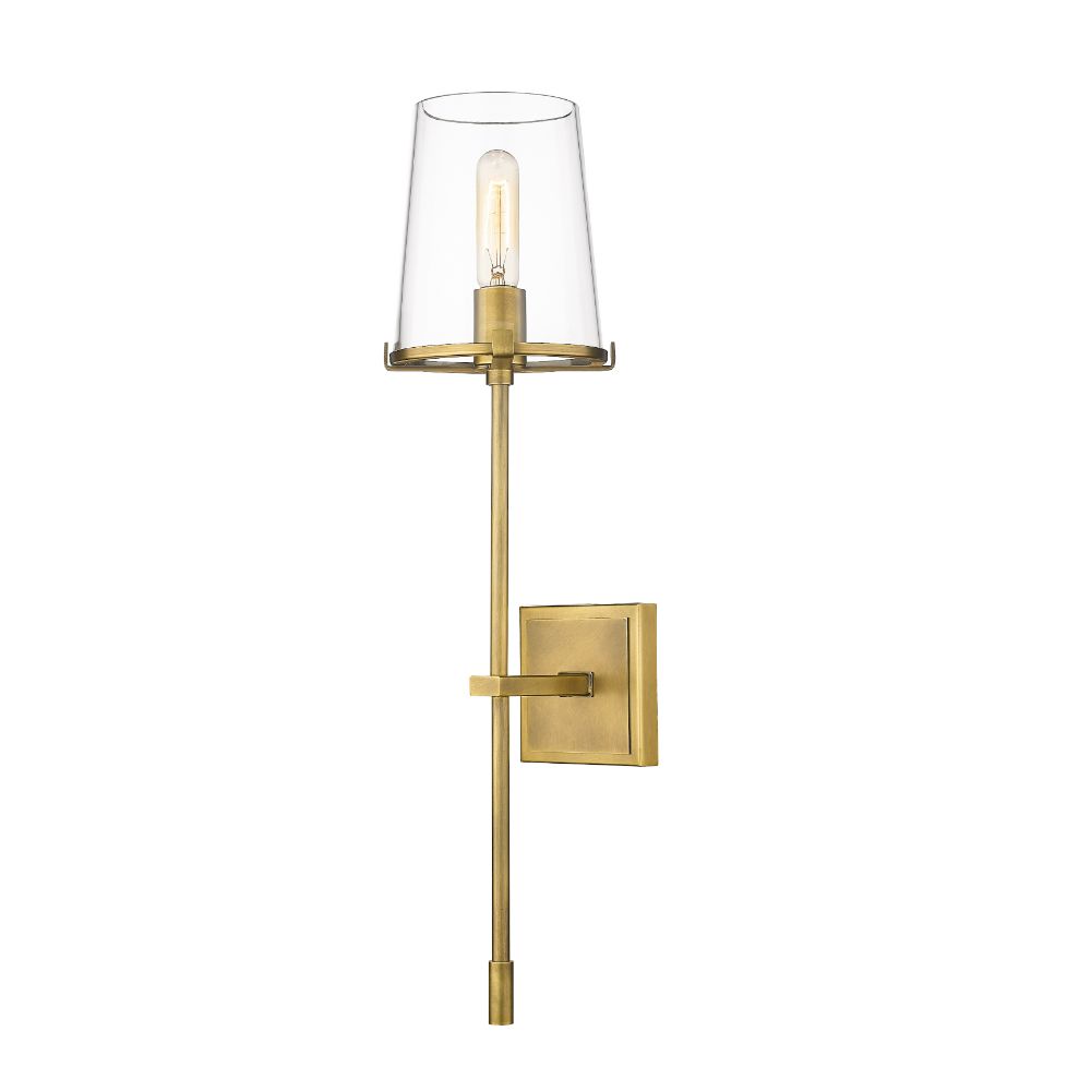Z-Lite 3032-1S-RB 1 Light Wall Sconce in Rubbed Brass