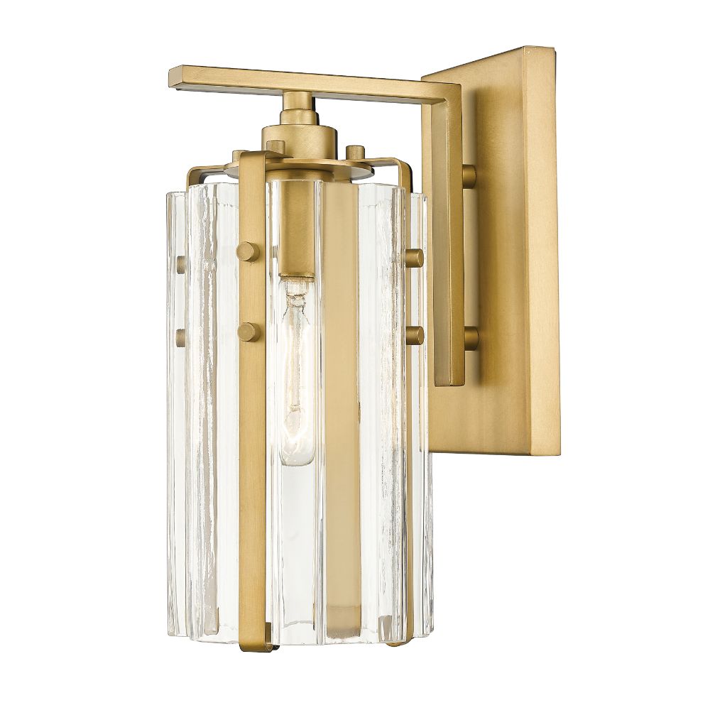 Z-Lite 3036-1S-RB 1 Light Wall Sconce in Rubbed Brass