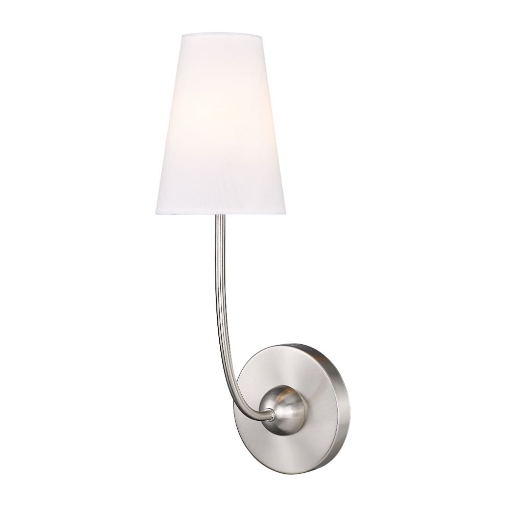 Z-Lite 3040-1S-BN 1 Light Wall Sconce in Brushed Nickel