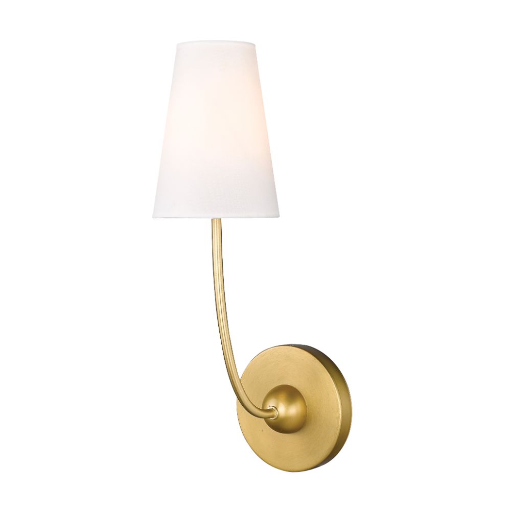 Z-Lite 3040-1S-RB 1 Light Wall Sconce in Rubbed Brass