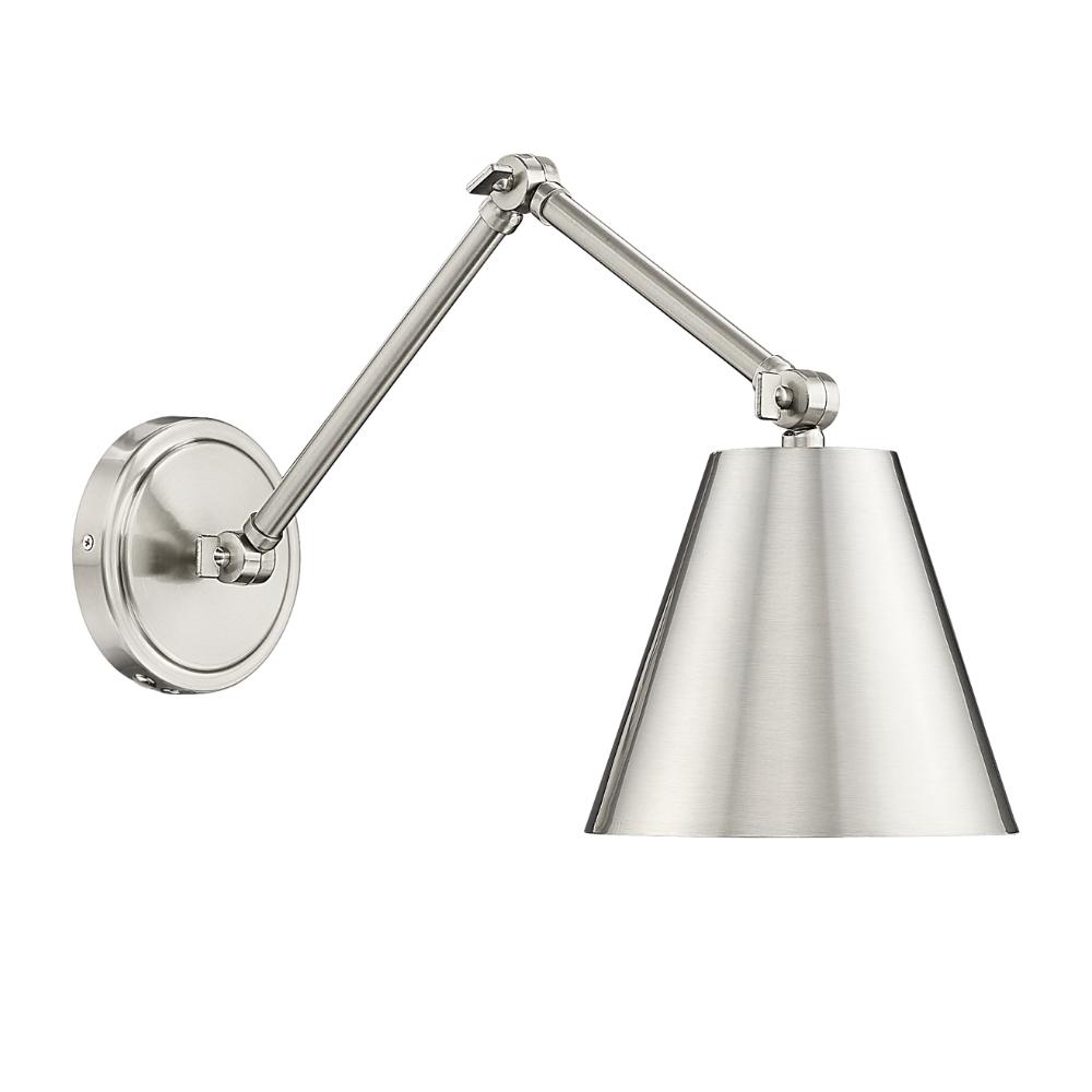 Z-Lite 347S-BN 1 Light Wall Sconce in Brushed Nickel