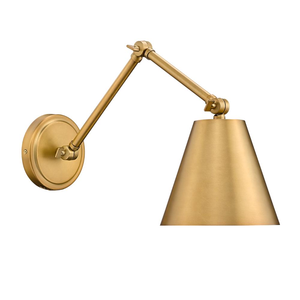 Z-Lite 347S-RB 1 Light Wall Sconce in Rubbed Brass