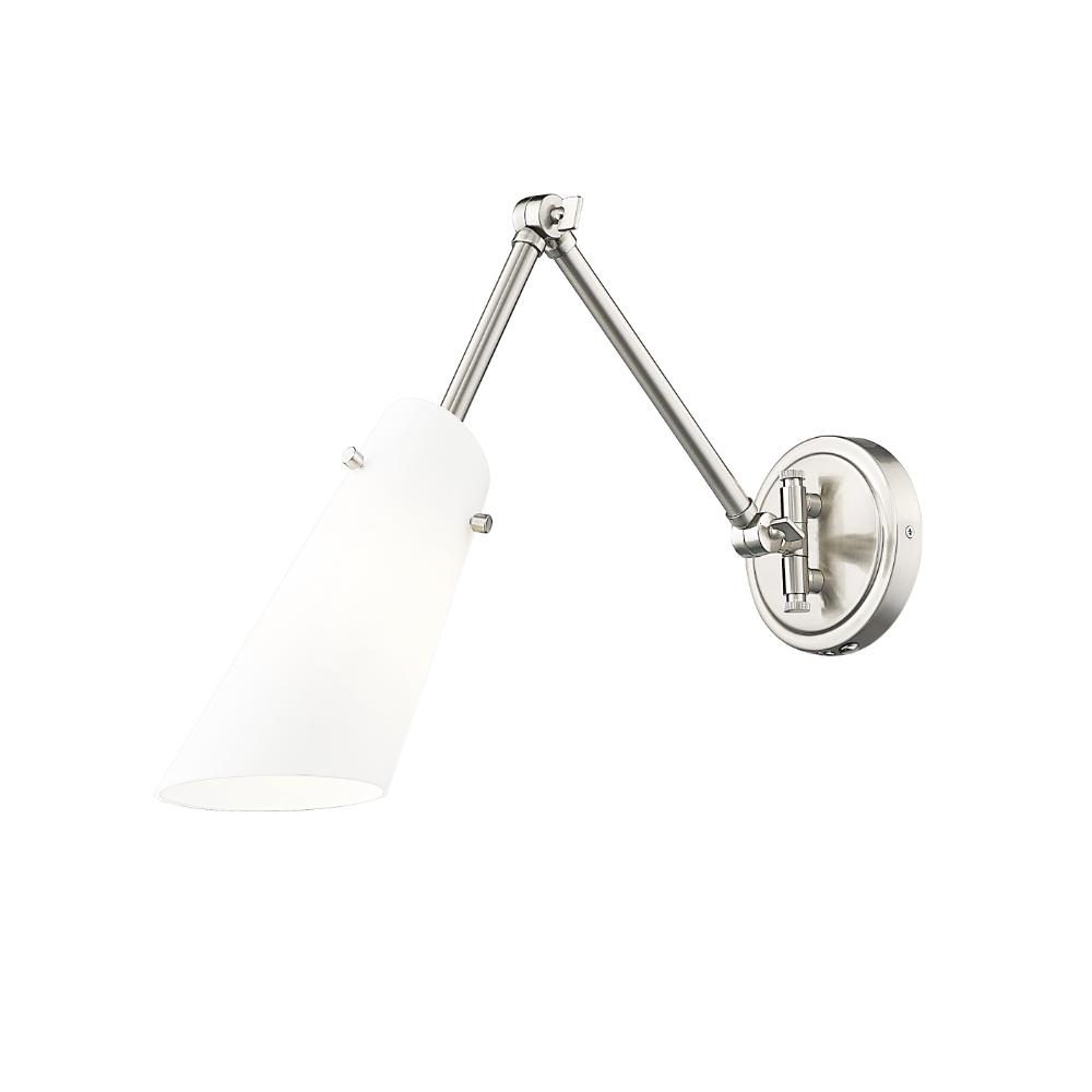Z-Lite 350S-BN 1 Light Wall Sconce in Brushed Nickel