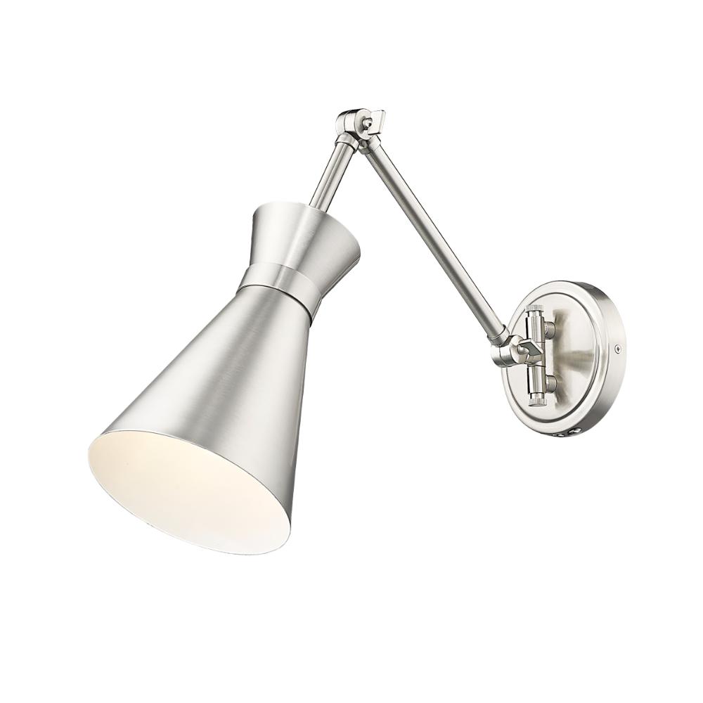 Z-Lite 351S-BN 1 Light Wall Sconce in Brushed Nickel