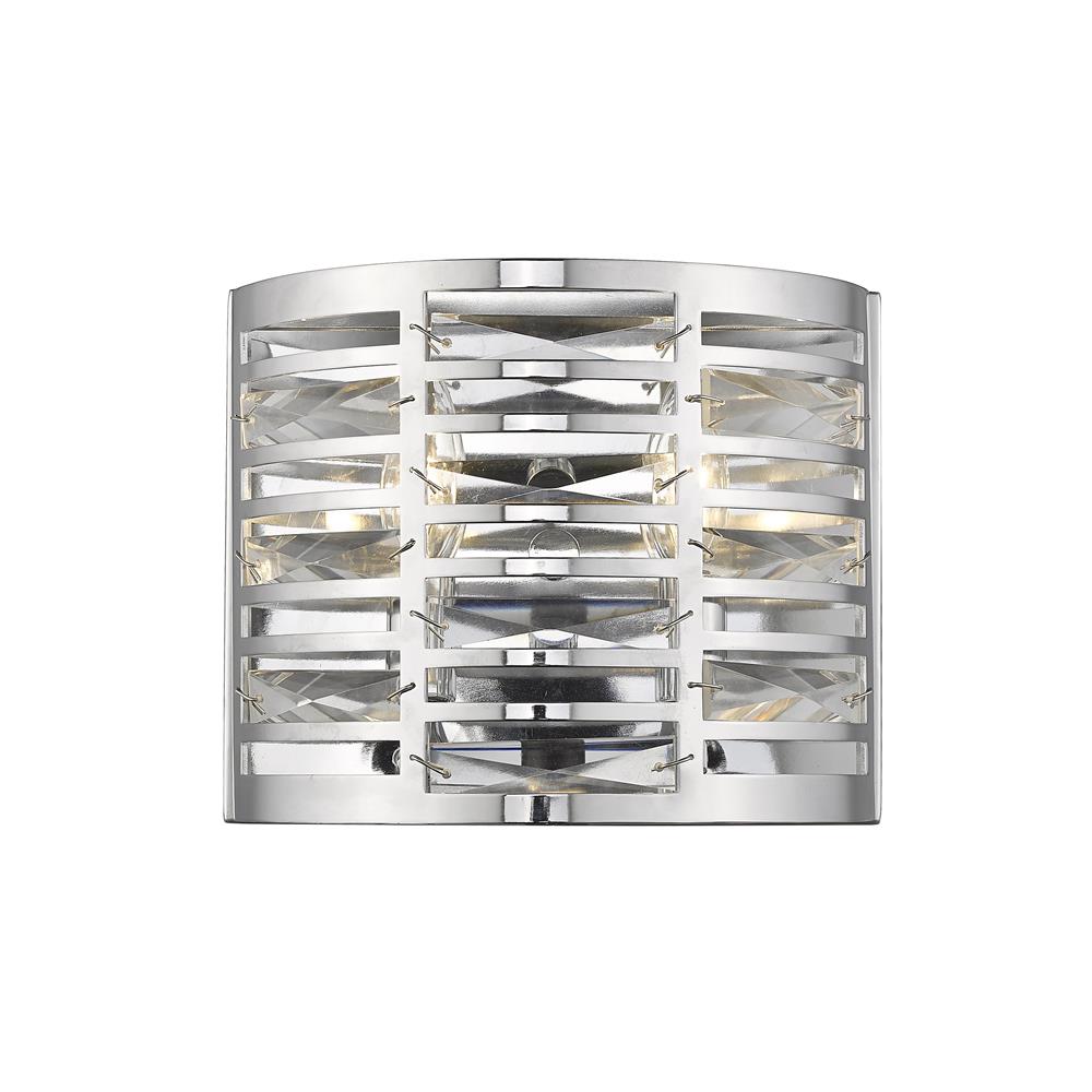 Z-Lite 469-2S-CH Cronise 2 Light Wall Sconce in Chrome