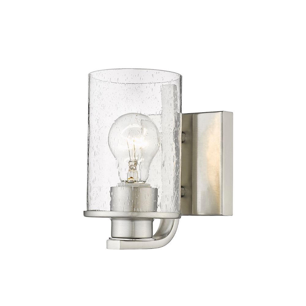 Z-Lite 492-1S-BN 1 Light Wall Sconce in Brushed Nickel