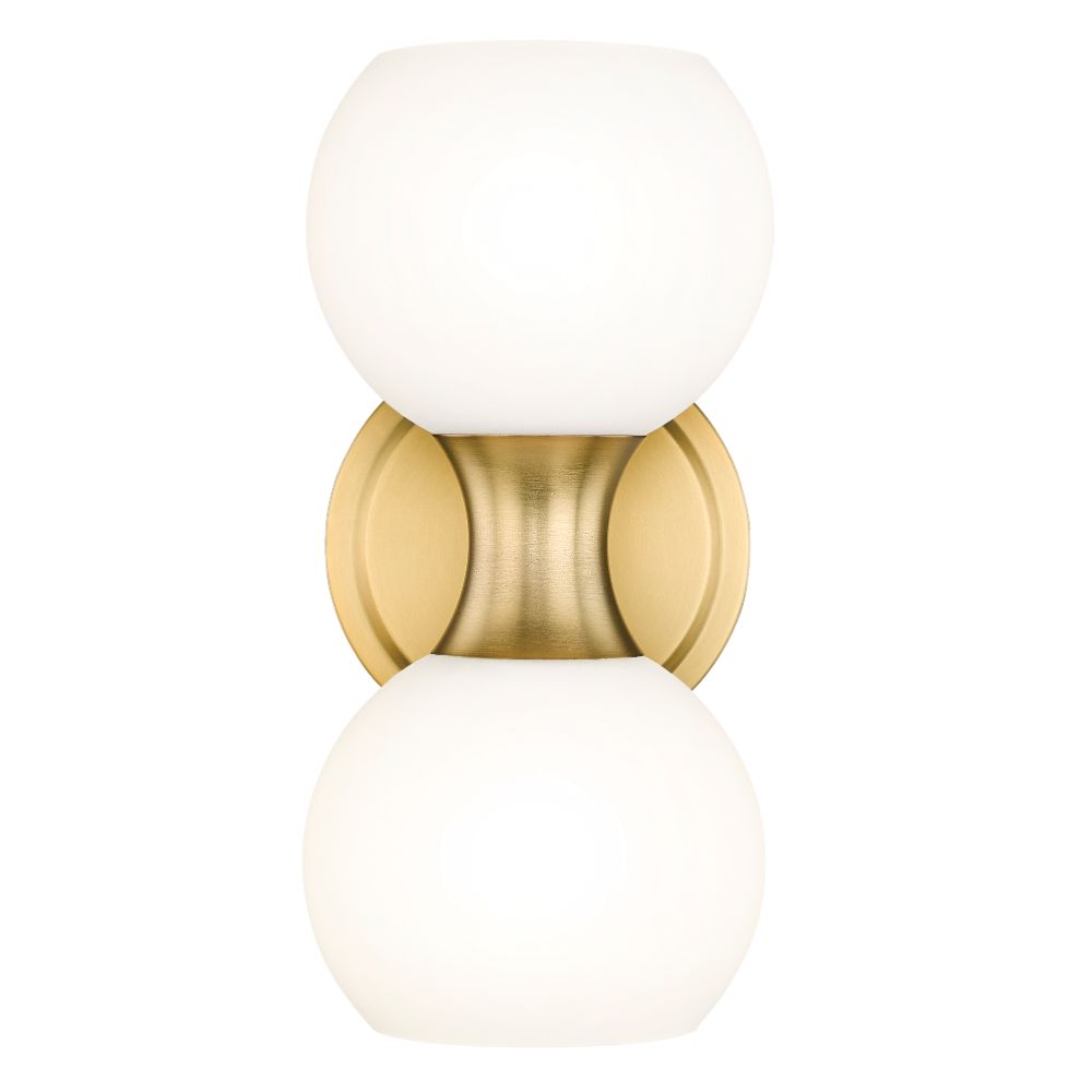 Z-Lite 494-2S-MGLD 2 Light Wall Sconce in Modern Gold