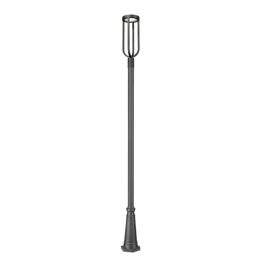 Z-Lite 5005PHB-519P-BK-LED 1 Light Outdoor Post Mounted Fixture in Sand Black