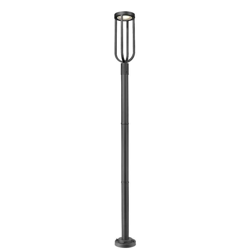Z-Lite 5005PHB-567P-BK-LED 1 Light Outdoor Post Mounted Fixture in Sand Black