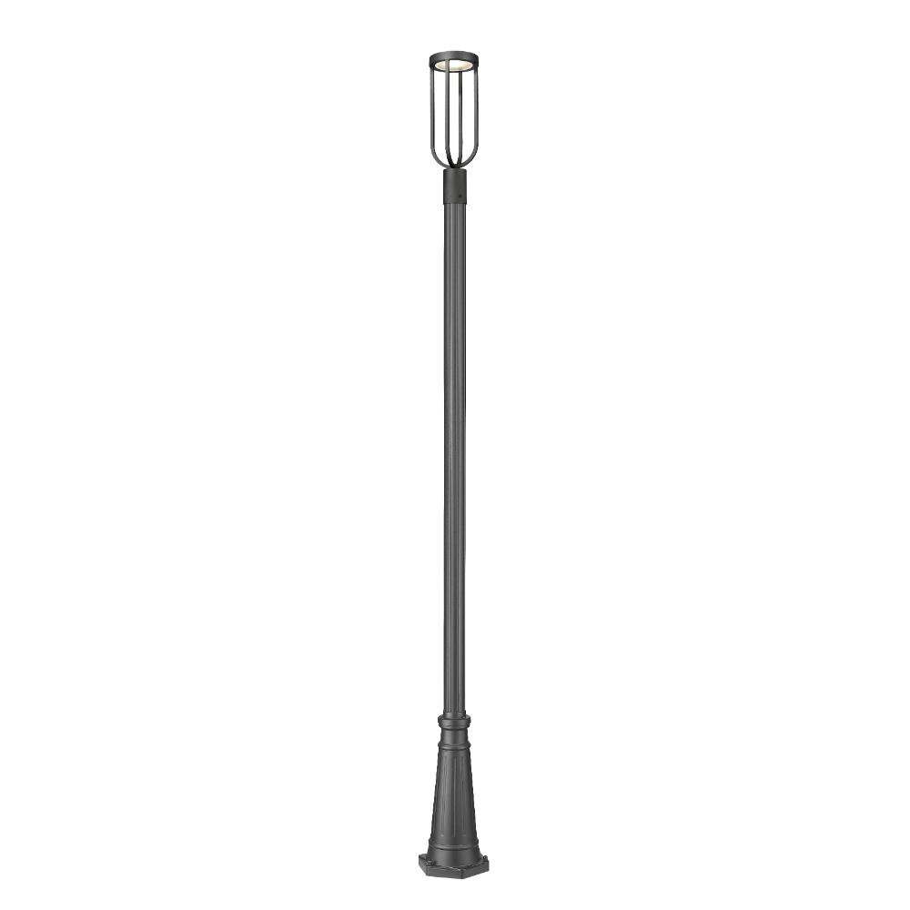 Z-Lite 5005PHM-519P-BK-LED 1 Light Outdoor Post Mounted Fixture in Sand Black