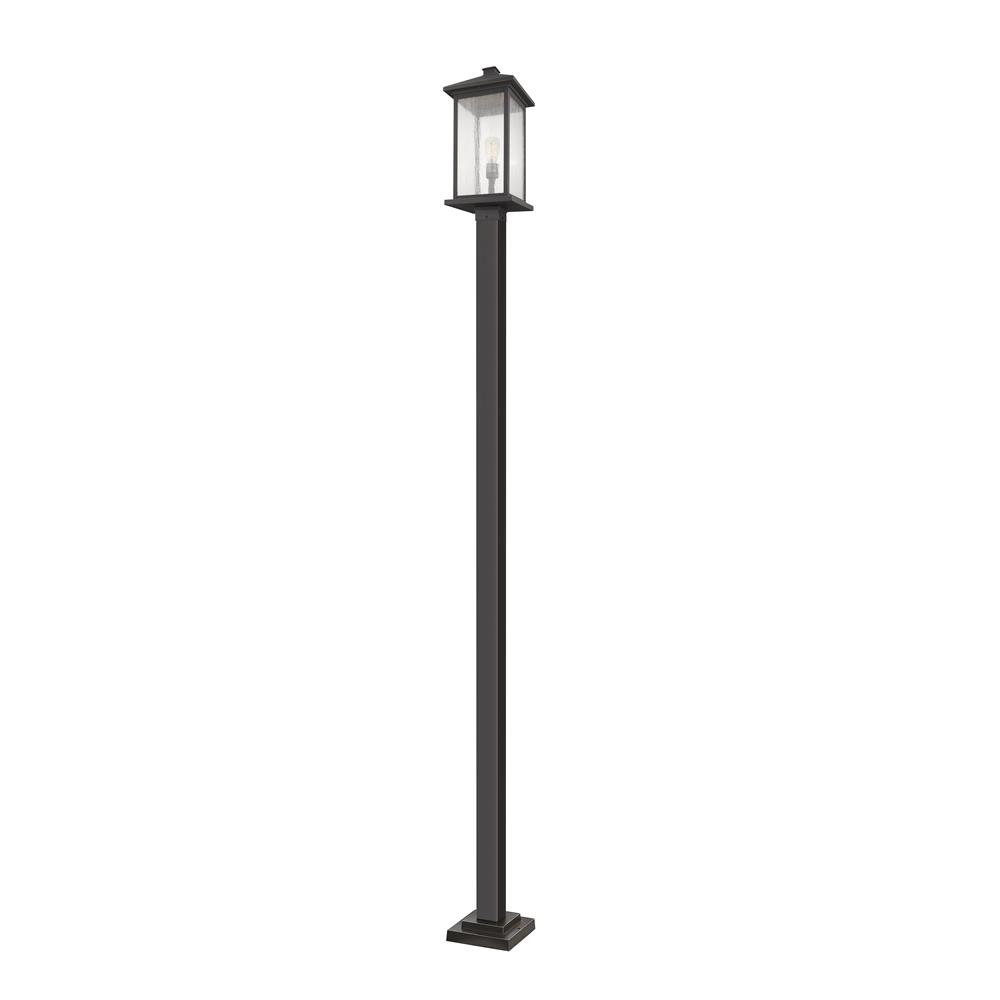 Z-Lite 531PHBXLS-536P-ORB Portland 1 Light Outdoor Post Mounted Fixture in Oil Rubbed Bronze