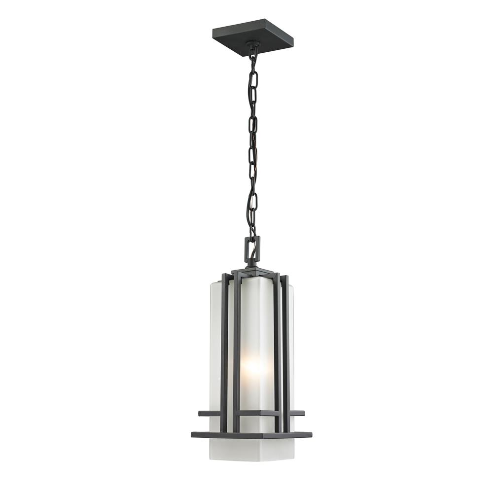 Z-Lite 550CHM-ORBZ Abbey Outdoor Chain Light in Outdoor Rubbed Bronze