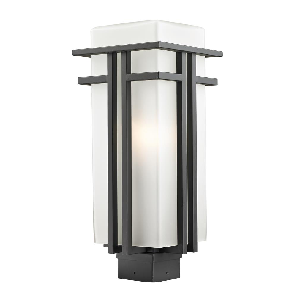 Z-Lite 550PHB-ORBZ Abbey Outdoor Post Light in Outdoor Rubbed Bronze