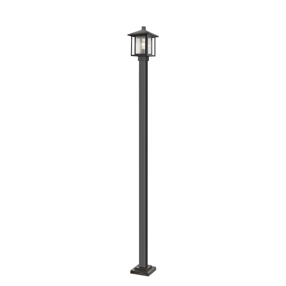 Z-Lite 554PHMS-536P-ORB Aspen Outdoor Post Mounted Fixture in Oil Rubbed Bronze