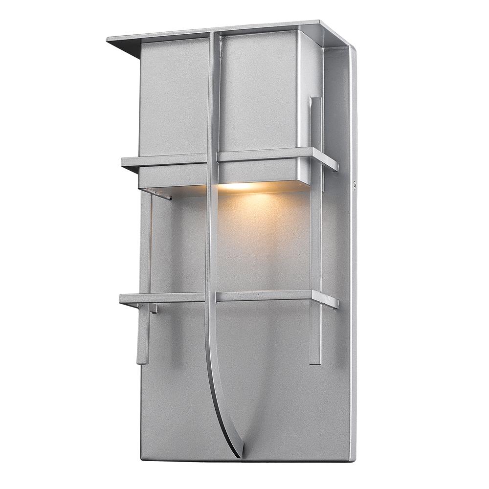 Z-Lite Stillwater  558B-SL-LED 1 Light Outdoor Wall Sconce in Silver