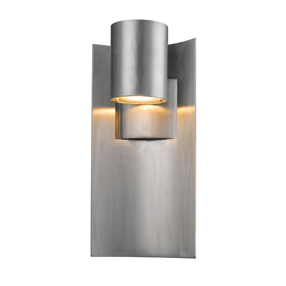Z-Lite Amador  559M-SL-LED 1 Light Outdoor Wall Sconce in Silver